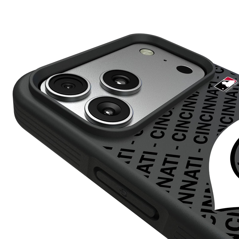 Cincinnati Reds Personalized Tilt iPhone Bump Phone Case for Apple iPhone Detail.Jpg