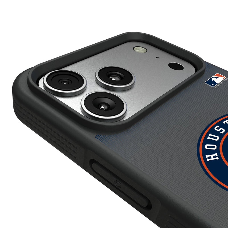Houston Astros Linen iPhone Bump Phone Case for Apple iPhone Detail.Jpg