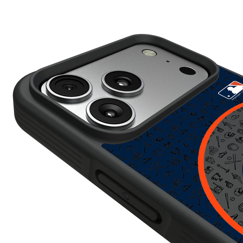 Houston Astros Personalized Circle iPhone Bump Phone Case for Apple iPhone Detail.Jpg