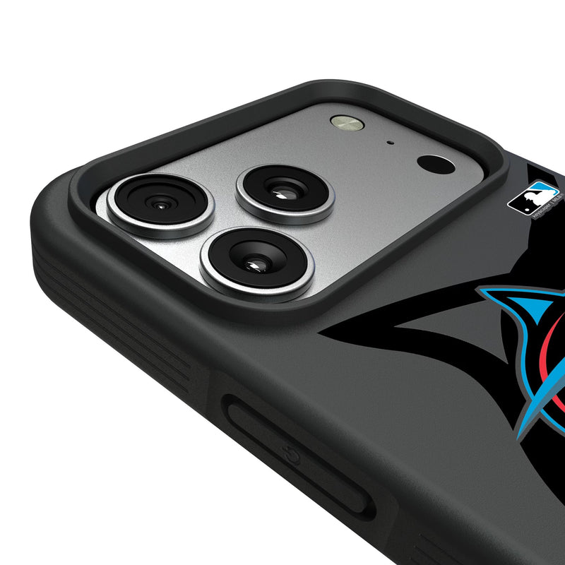 Miami Marlins Personalized Tilt iPhone Bump Phone Case for Apple iPhone Detail.Jpg