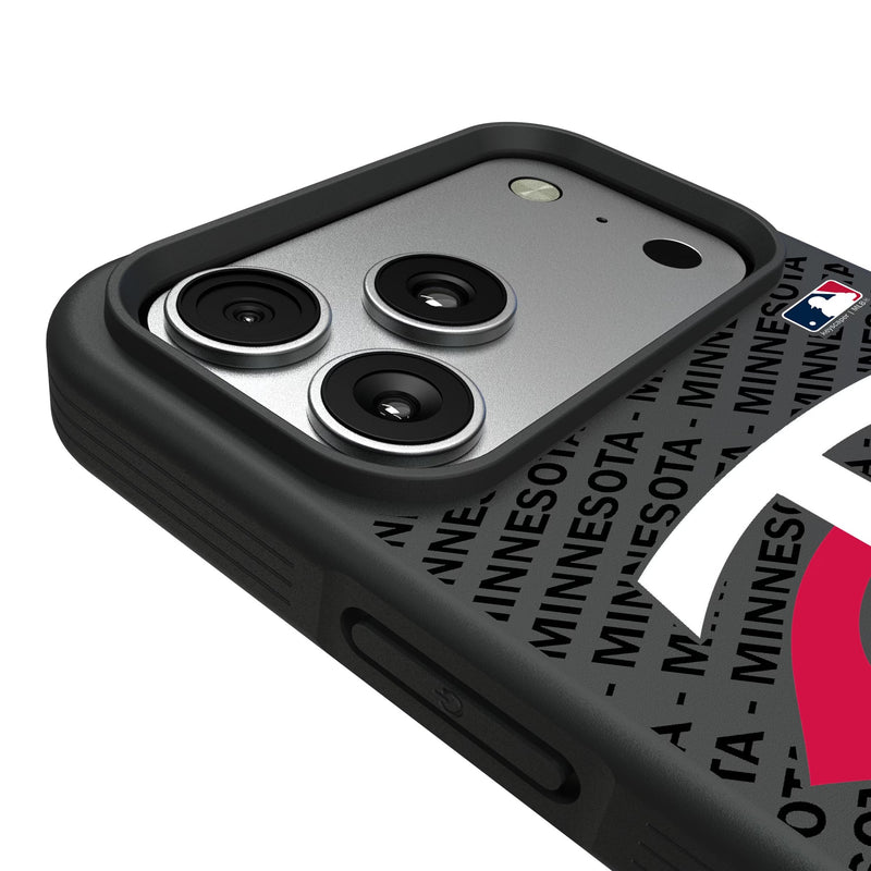 Minnesota Twins Personalized Tilt iPhone Bump Phone Case for Apple iPhone Detail.Jpg