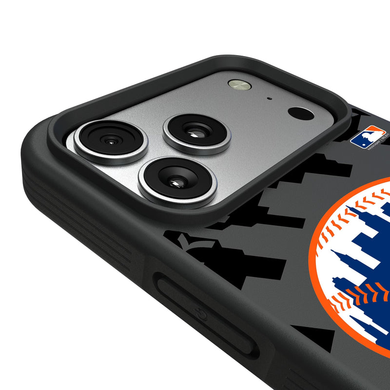 New York Mets Personalized Tilt iPhone Bump Phone Case for Apple iPhone Detail.Jpg