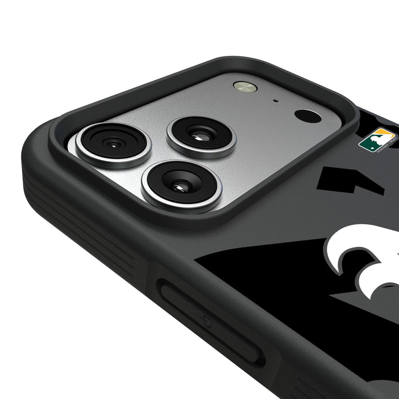 Oakland Athletics Personalized Tilt iPhone Bump Phone Case for Apple iPhone Detail.Jpg