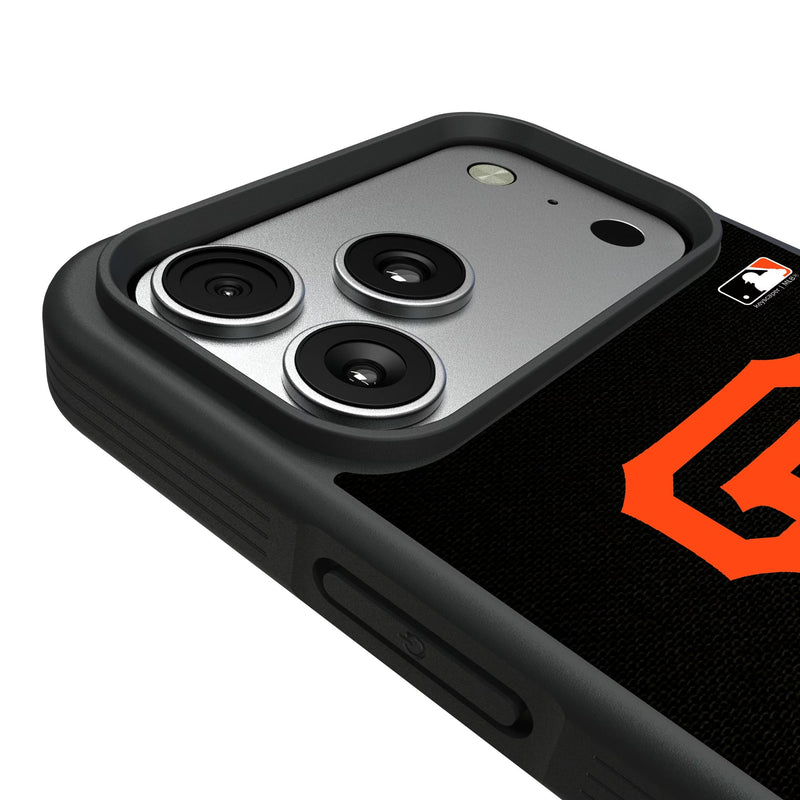 San Francisco Giants Personalized Stripe iPhone Bump Phone Case for Apple iPhone Detail.Jpg