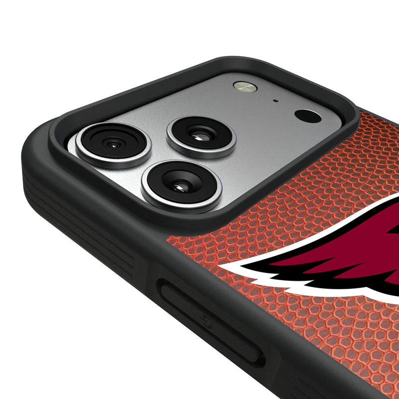 Arizona Cardinals Personalized Football iPhone Bump Phone Case for Apple iPhone Detail.Jpg