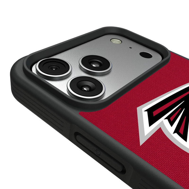 Atlanta Falcons Stripe iPhone Bump Phone Case for Apple iPhone Detail.Jpg