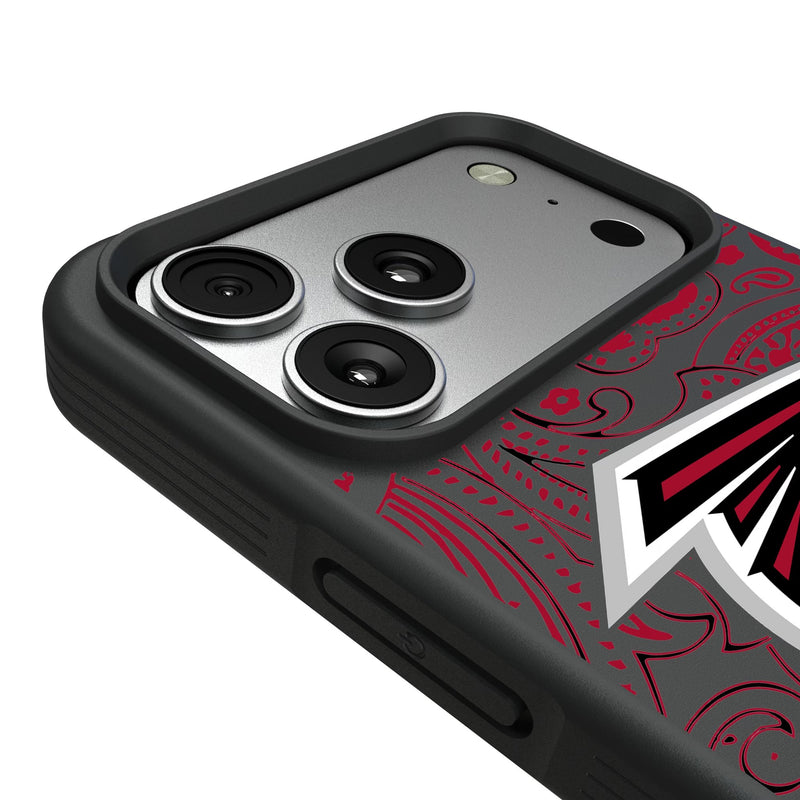 Atlanta Falcons Paisley iPhone Bump Phone Case for Apple iPhone Detail.Jpg