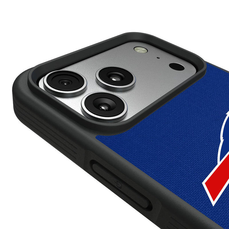 Buffalo Bills Stripe iPhone Bump Phone Case for Apple iPhone Detail.Jpg