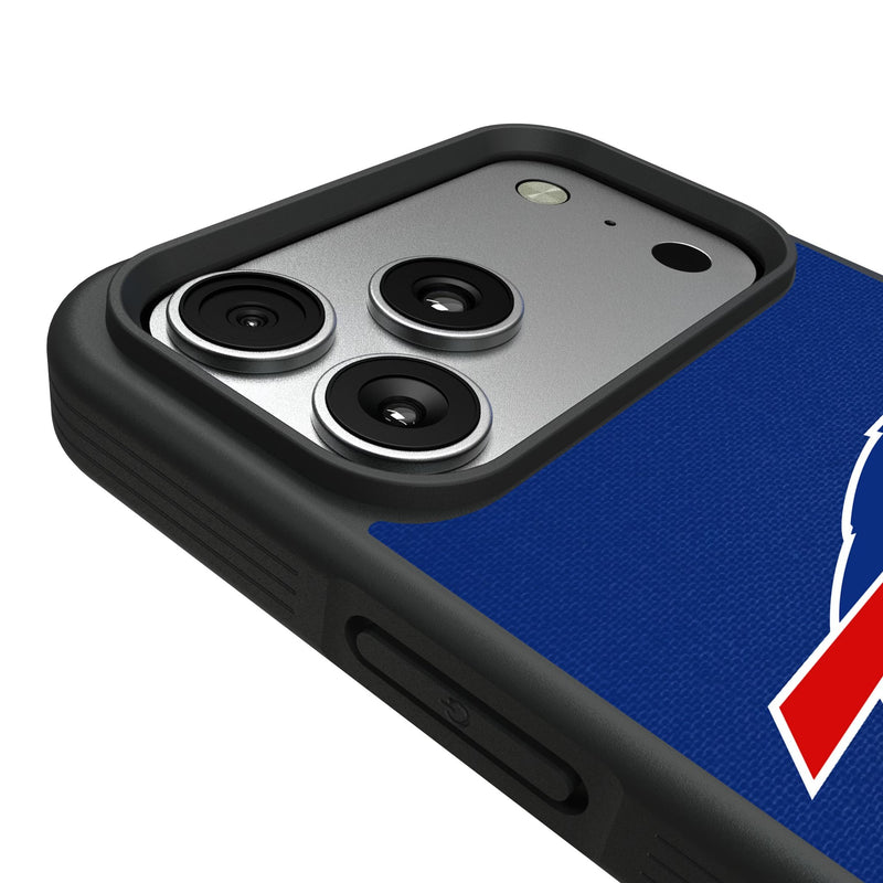 Buffalo Bills Personalized Stripe iPhone Bump Phone Case for Apple iPhone Detail.Jpg