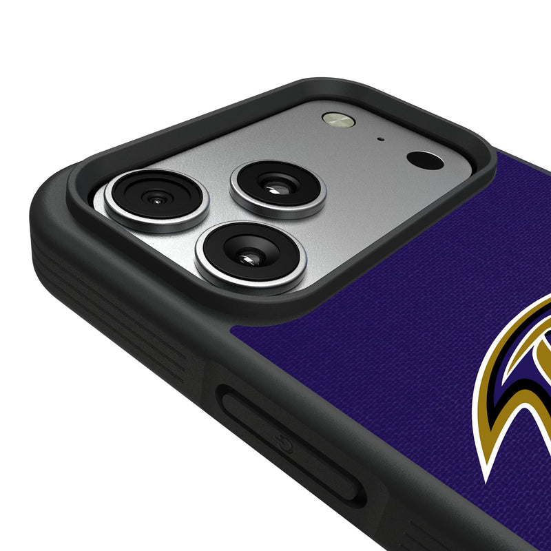 Baltimore Ravens Personalized Stripe iPhone Bump Phone Case for Apple iPhone Detail.Jpg