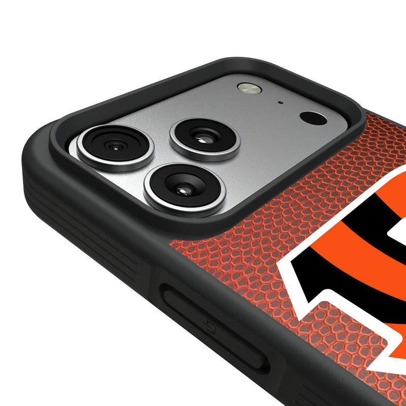 Cincinnati Bengals Personalized Football iPhone Bump Phone Case for Apple iPhone Detail.Jpg