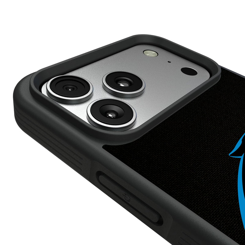 Carolina Panthers Stripe iPhone Bump Phone Case for Apple iPhone Detail.Jpg