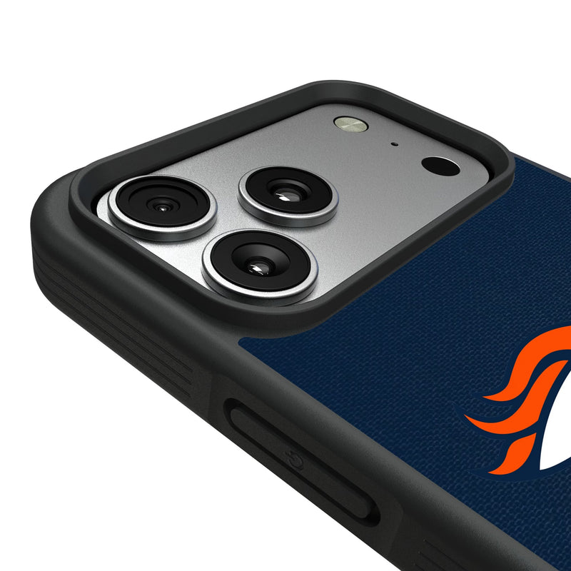 Denver Broncos Stripe iPhone Bump Phone Case for Apple iPhone Detail.Jpg