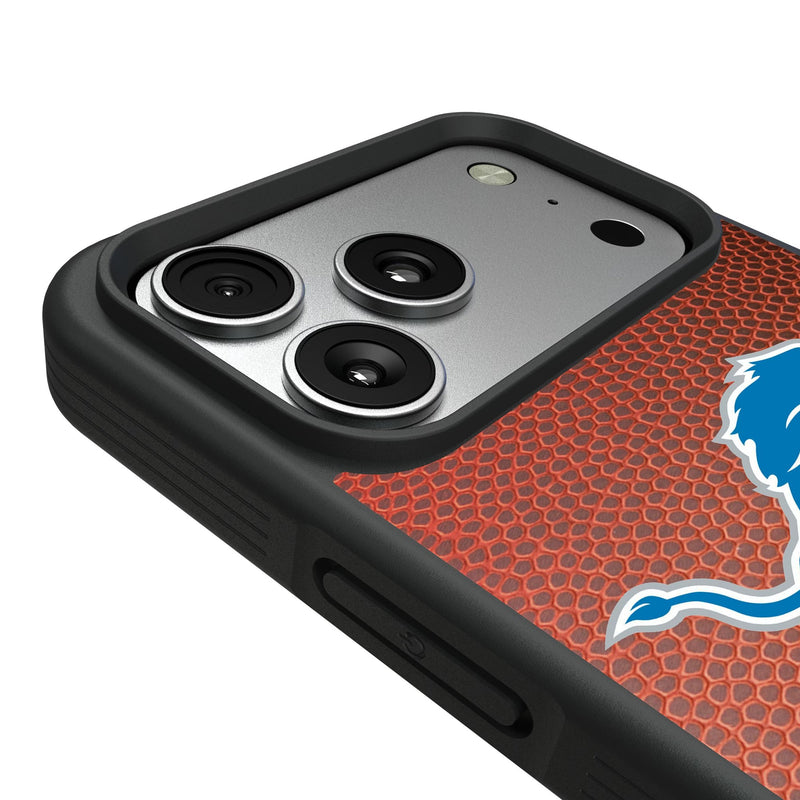 Detroit Lions Football Wordmark iPhone Bump Phone Case for Apple iPhone Detail.Jpg