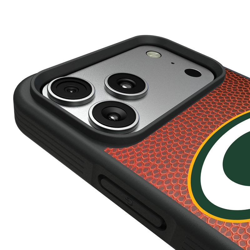 Green Bay Packers Personalized Football iPhone Bump Phone Case for Apple iPhone Detail.Jpg