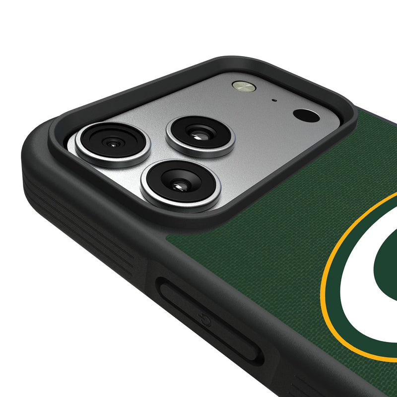 Green Bay Packers Personalized Stripe iPhone Bump Phone Case for Apple iPhone Detail.Jpg