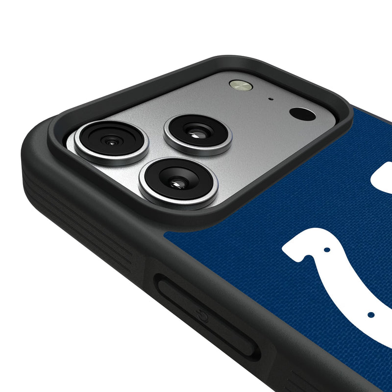 Indianapolis Colts Personalized Stripe iPhone Bump Phone Case for Apple iPhone Detail.Jpg