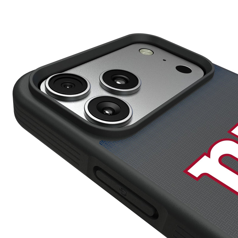 New York Giants Linen iPhone Bump Phone Case for Apple iPhone Detail.Jpg