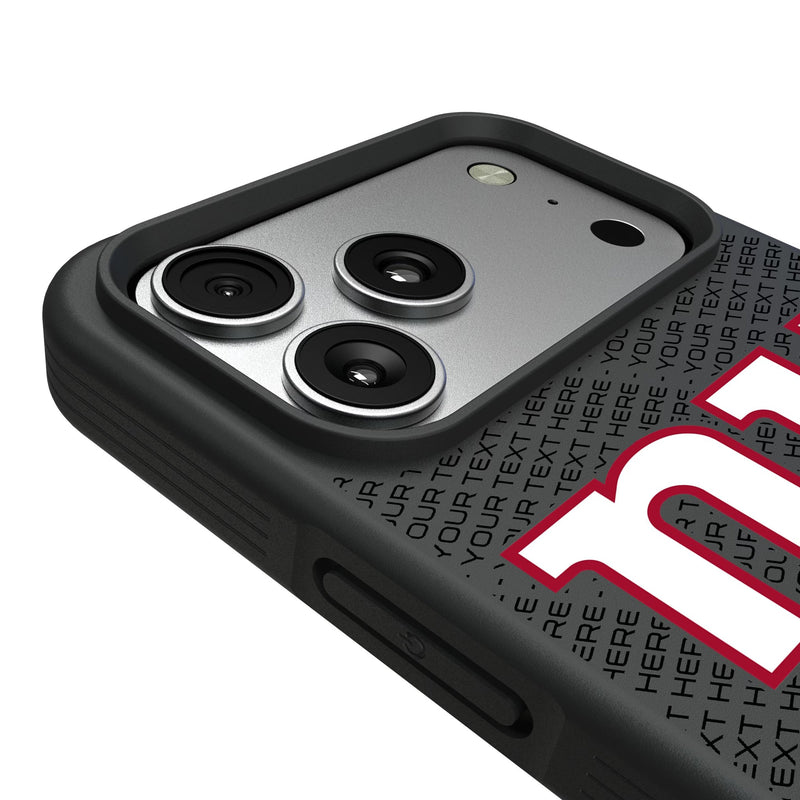 New York Giants Personalized EndZone Plus iPhone Bump Phone Case for Apple iPhone Detail.Jpg