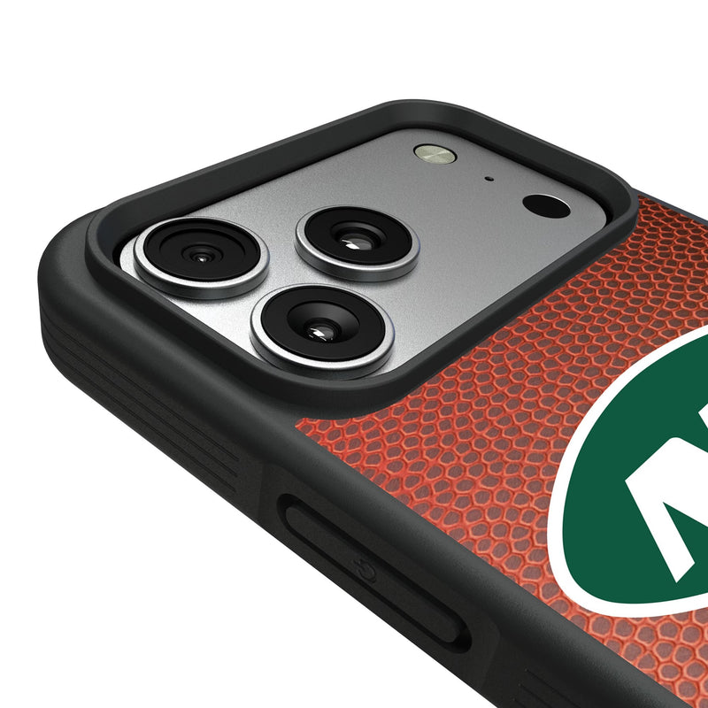 New York Jets Personalized Football iPhone Bump Phone Case for Apple iPhone Detail.Jpg