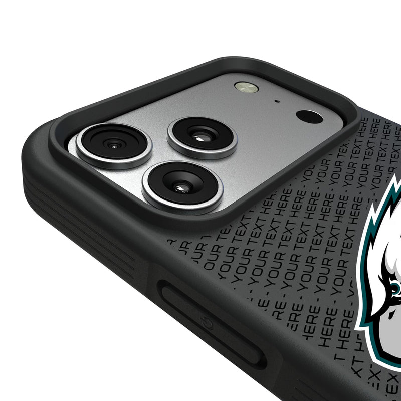 Philadelphia Eagles Personalized EndZone Plus iPhone Bump Phone Case for Apple iPhone Detail.Jpg