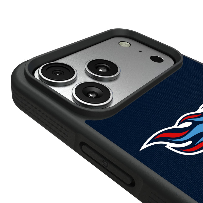 Tennessee Titans Personalized Stripe iPhone Bump Phone Case for Apple iPhone Detail.Jpg