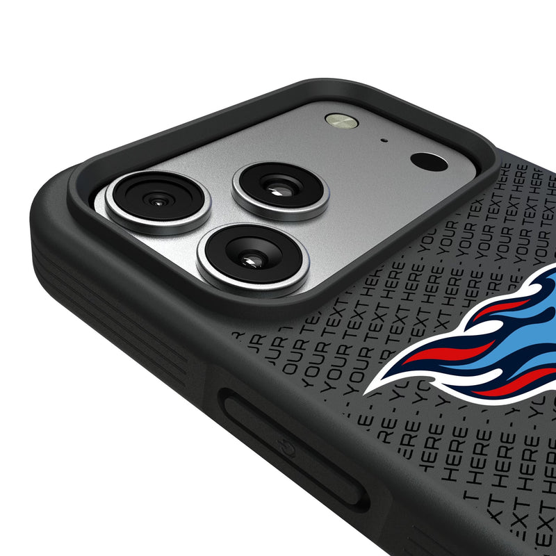Tennessee Titans Personalized EndZone Plus iPhone Bump Phone Case for Apple iPhone Detail.Jpg