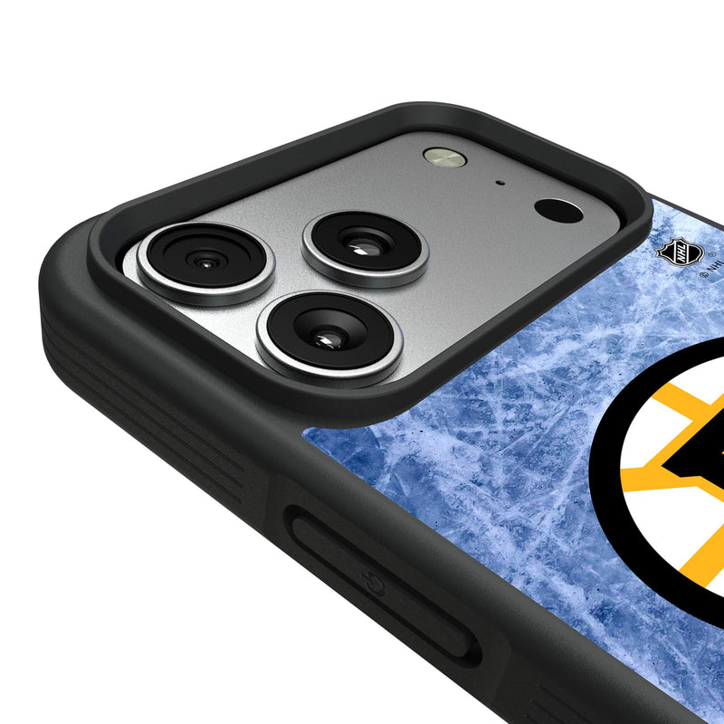 Boston Bruins Ice Wordmark iPhone Bump Phone Case for Apple iPhone Detail.Jpg