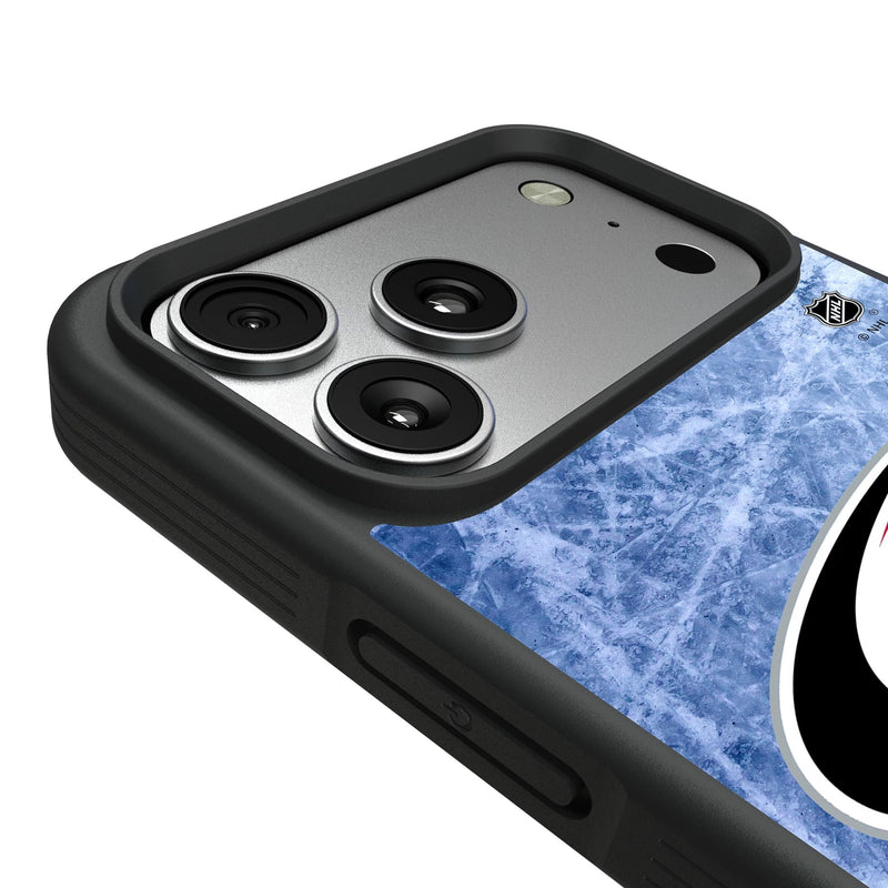 Carolina Hurricanes Ice Wordmark iPhone Bump Phone Case for Apple iPhone Detail.Jpg