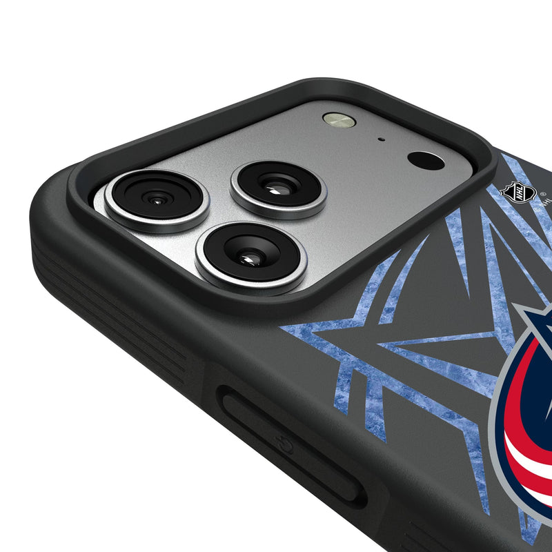 Columbus Blue Jackets Ice Tilt iPhone Bump Phone Case for Apple iPhone Detail.Jpg