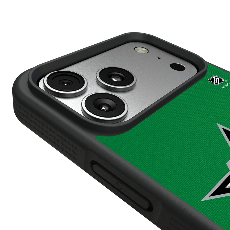 Dallas Stars Personalized Stripe iPhone Bump Phone Case for Apple iPhone Detail.Jpg