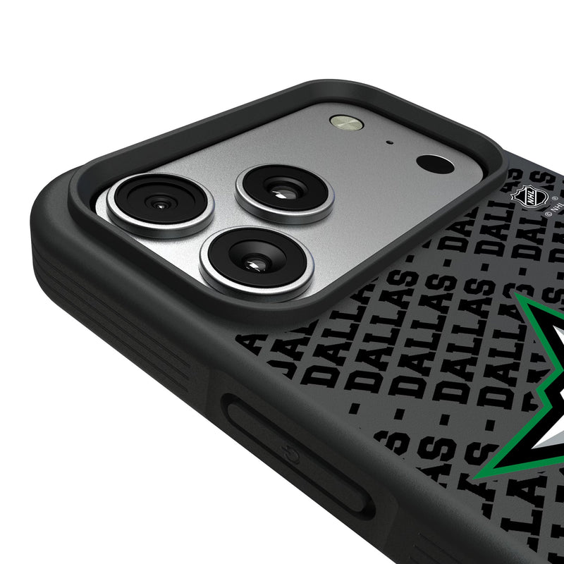 Dallas Stars Personalized EndZone Plus iPhone Bump Phone Case for Apple iPhone Detail.Jpg