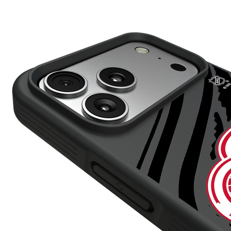Detroit Red Wings Personalized Tilt iPhone Bump Phone Case for Apple iPhone Detail.Jpg