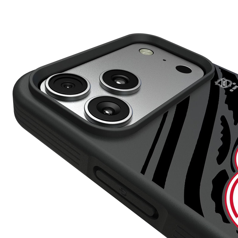 Detroit Red Wings Monocolor Tilt iPhone Bump Phone Case for Apple iPhone Detail.Jpg