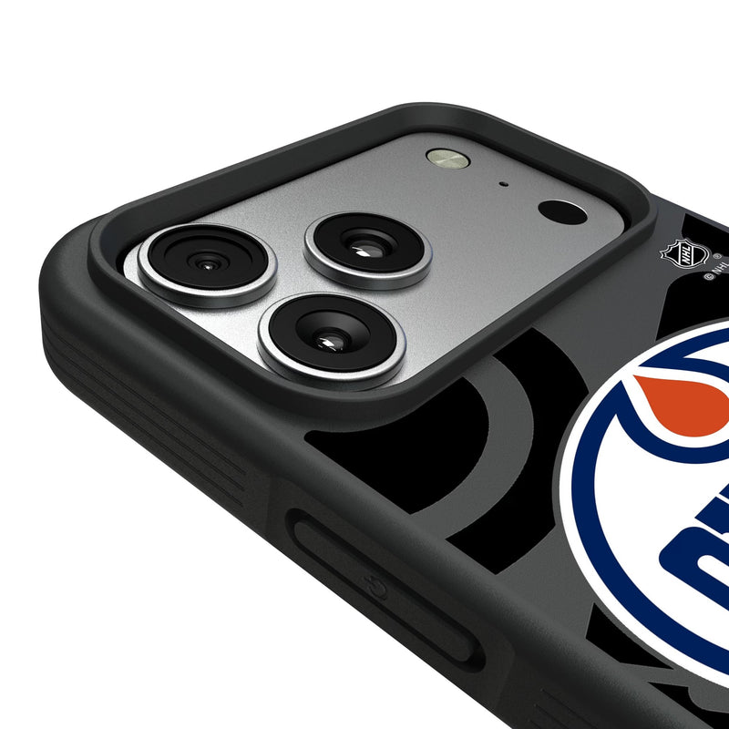 Edmonton Oilers Personalized Tilt iPhone Bump Phone Case for Apple iPhone Detail.Jpg