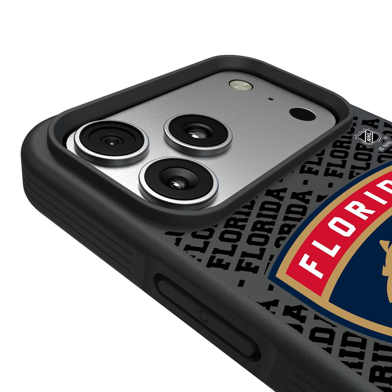 Florida Panthers Personalized EndZone Plus iPhone Bump Phone Case for Apple iPhone Detail.Jpg