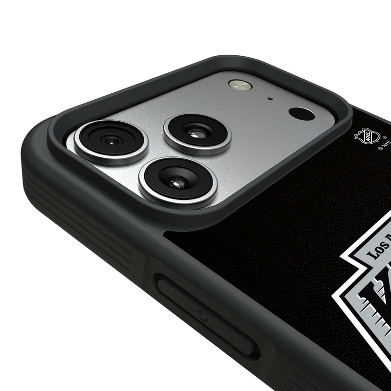 LA Kings Personalized Stripe iPhone Bump Phone Case for Apple iPhone Detail.Jpg