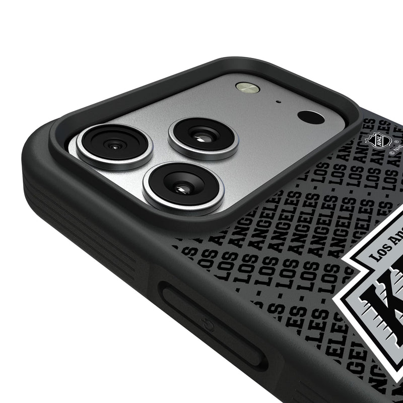 LA Kings Personalized EndZone Plus iPhone Bump Phone Case for Apple iPhone Detail.Jpg