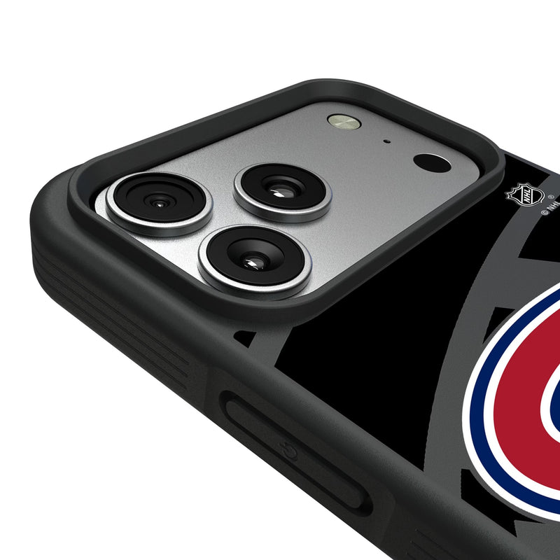 Montreal Canadiens Personalized Tilt iPhone Bump Phone Case for Apple iPhone Detail.Jpg