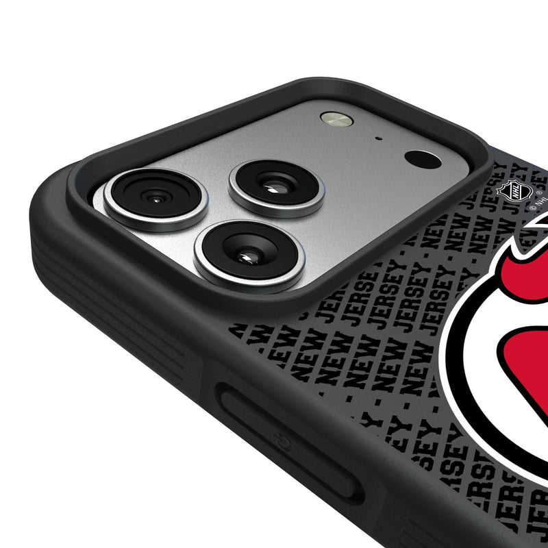 New Jersey Devils Personalized EndZone Plus iPhone Bump Phone Case for Apple iPhone Detail.Jpg