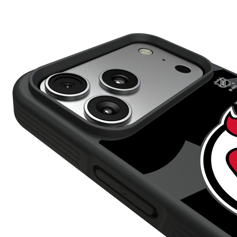 New Jersey Devils Monocolor Tilt iPhone Bump Phone Case for Apple iPhone Detail.Jpg