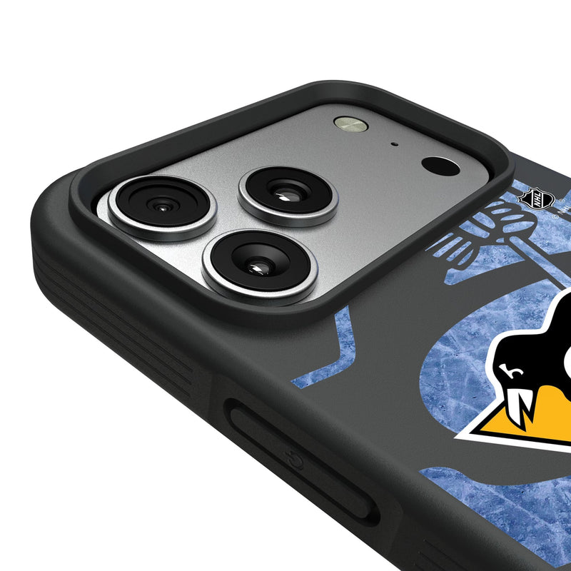 Pittsburgh Penguins Ice Tilt iPhone Bump Phone Case for Apple iPhone Detail.Jpg