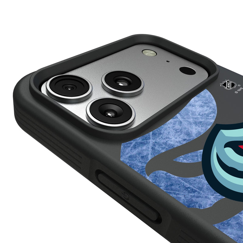 Seattle Kraken Ice Tilt iPhone Bump Phone Case for Apple iPhone Detail.Jpg