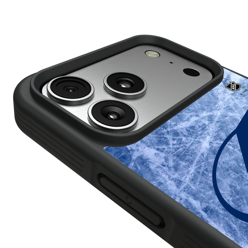 Tampa Bay Lightning Ice Wordmark iPhone Bump Phone Case for Apple iPhone Detail.Jpg