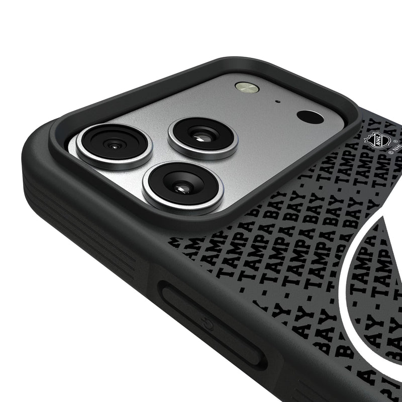 Tampa Bay Lightning Personalized EndZone Plus iPhone Bump Phone Case for Apple iPhone Detail.Jpg