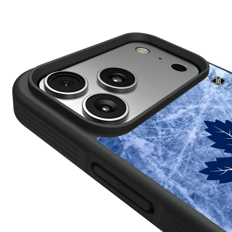 Toronto Maple Leafs Ice Wordmark iPhone Bump Phone Case for Apple iPhone Detail.Jpg