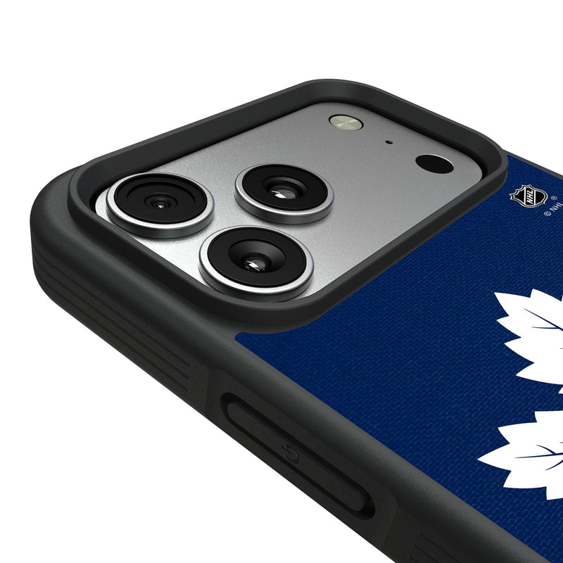 Toronto Maple Leafs Personalized Stripe iPhone Bump Phone Case for Apple iPhone Detail.Jpg