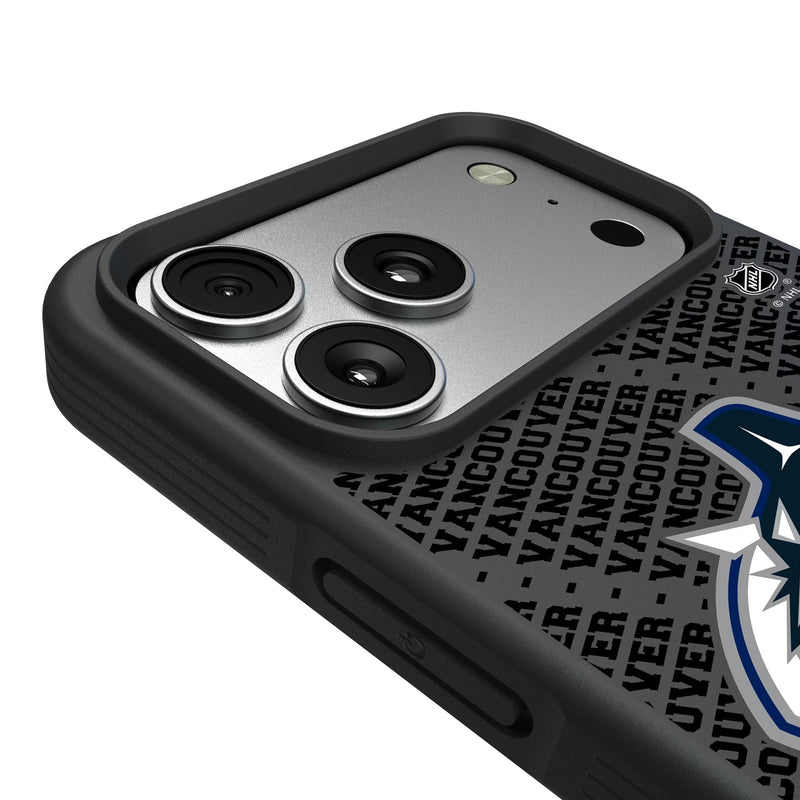 Vancouver Canucks Personalized EndZone Plus iPhone Bump Phone Case for Apple iPhone Detail.Jpg