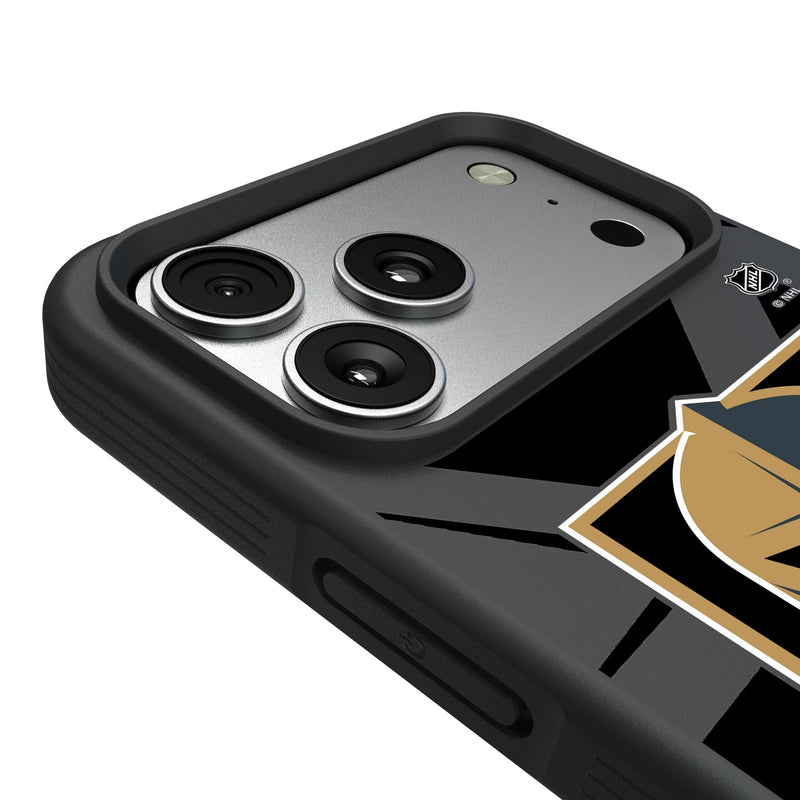 Vegas Golden Knights Personalized Tilt iPhone Bump Phone Case for Apple iPhone Detail.Jpg