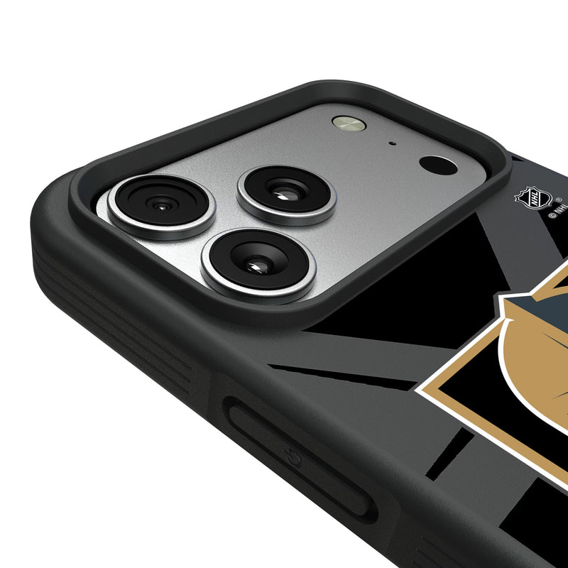 Vegas Golden Knights Monocolor Tilt iPhone Bump Phone Case for Apple iPhone Detail.Jpg